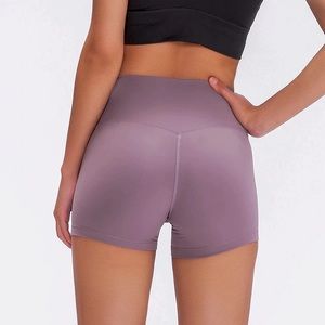 No Front Seam Shorts - Light Purple - XS